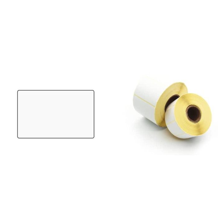 Etichette ad. in rotoli per stampanti trasf. termico diretto Printex 50x100 mm bianco permanente 500 pezzi - ETE50100 main product photo