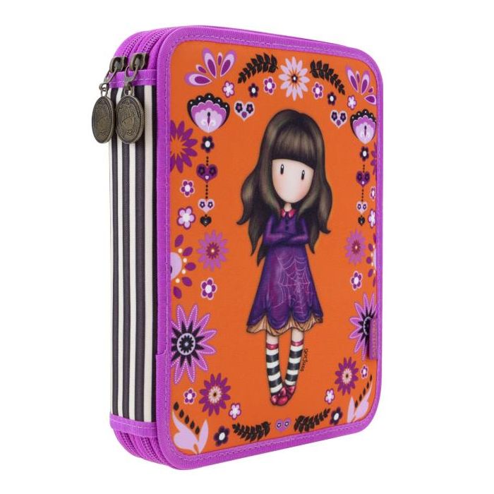 SANTORO GORJUSS - Astuccio pieno, 2 Zip Cobwebs - cm 23.5x18.5x4 main product photo