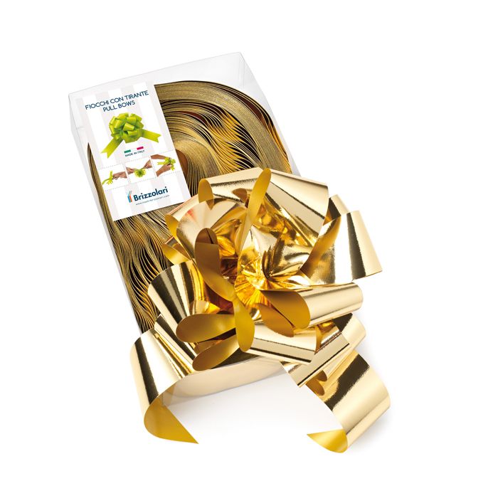 Nastro strip metal 6870 - oro 03 - 50 mm - diam. 20 cm - Brizzolari - conf. 30 pezzi main product photo