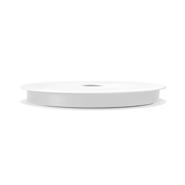 Nastro doppio raso - 10mmx25mt - bianco 01 - Brizzolari main product photo