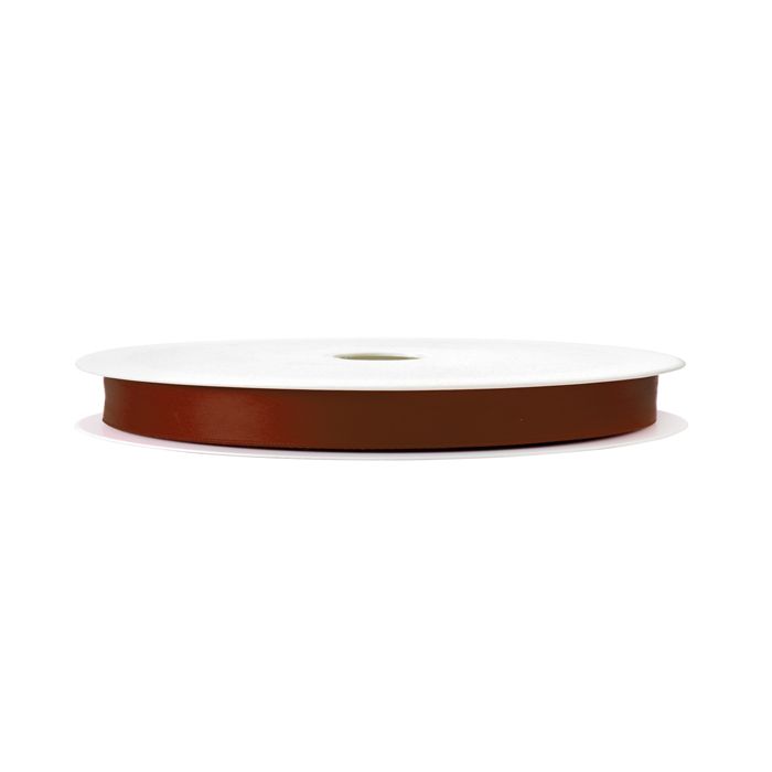 Nastro doppio raso - 10mmx25mt - marrone 57 - Brizzolari main product photo