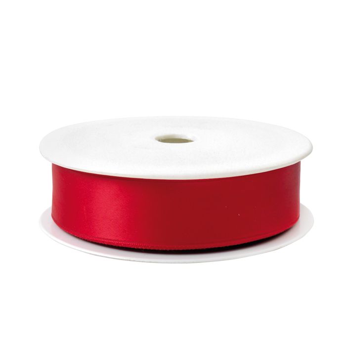 Nastro doppio raso - 25mmx25mt - rosso 35 - Brizzolari main product photo