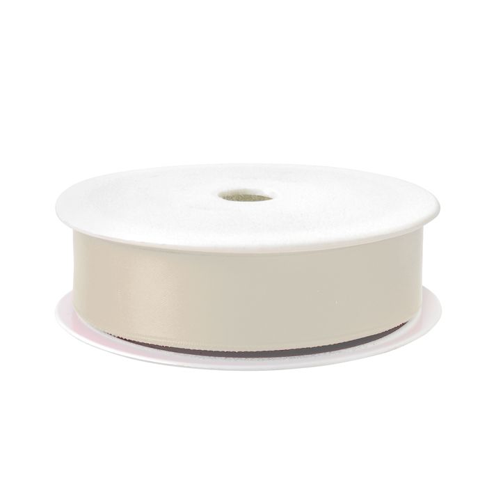 Nastro doppio raso - 25mmx25mt - avorio 50 - Brizzolari main product photo