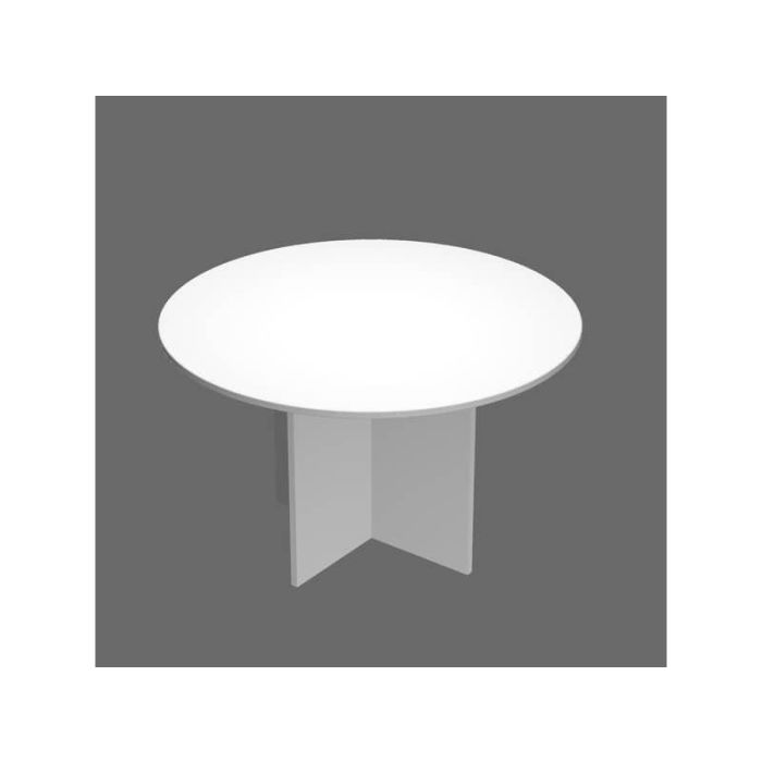 Tavolo riunione rotondo Artexport Presto 120x72h cm. bianco 60121/3 main product photo