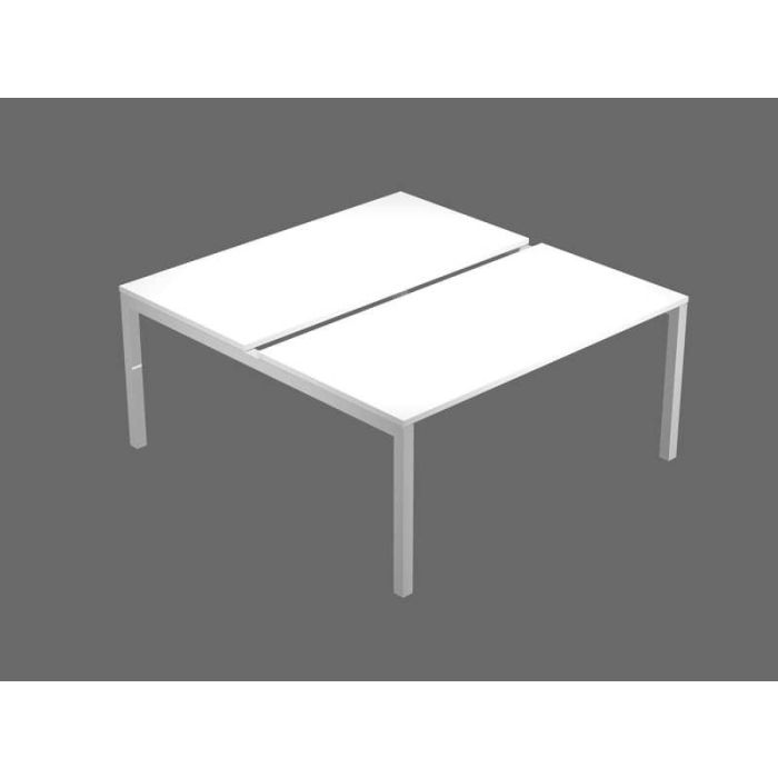 Postazione Open Space Artexport Bridge Bench 180x2 bianco BENCH180X2-3 main product photo