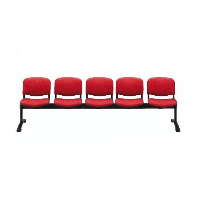 Panca 5 posti attesa Unisit Dado D5P5P - PPL rosso D5P5P/RO main product photo