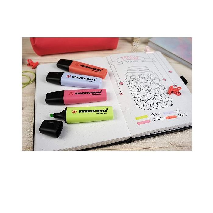 Evidenziatori Stabilo Boss Original Pastel 8 colori assortiti 70/8-3 main product photo