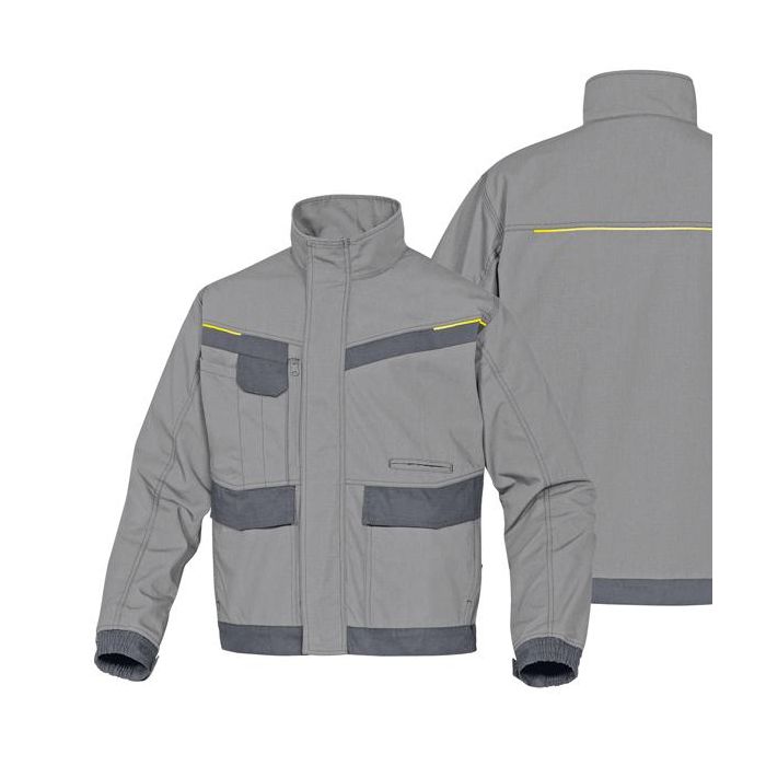 Giacca da lavoro Mach 2 Corporate - tela/poliestere/cotone - taglia XL - grigio chiaro/grigio scuro - Deltaplus main product photo