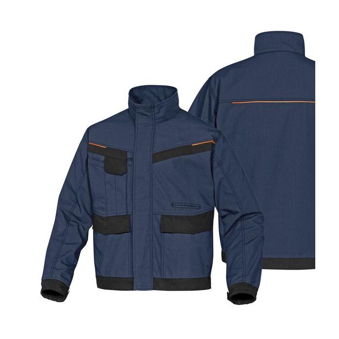 Giaccca da lavoro Mach 2 - tela/poliestere/cotone - taglia M - blu/nero - Deltaplus main product photo