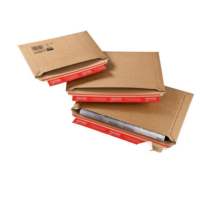 Busta in cartone CP 015 F Flute - formato C4+ (360x250 mm) - altezza massima 50 mm - ColomPacR main product photo