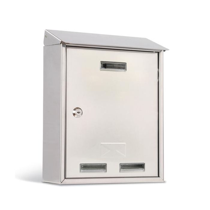 Cassetta postale Elios Steel - 30x40x15 cm - acciaio inox - Metalplus main product photo
