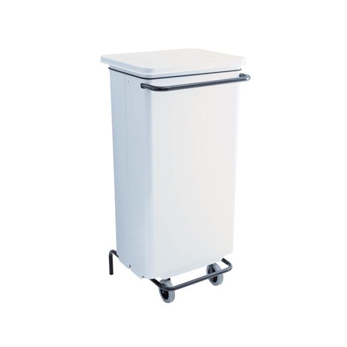 MEDIALINTERNATIONAL Contenitore mobile Conticolor - 48x42x96,5 cm - 110 L - bianco - Medial International main product photo