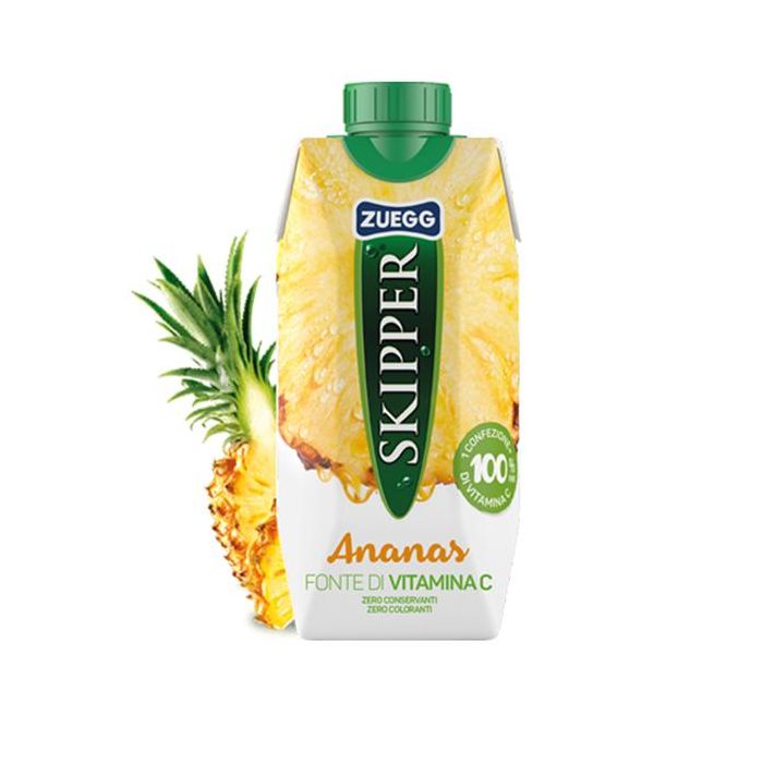 Succo Skipper - gusto ananas - Zuegg - brick 330 ml main product photo