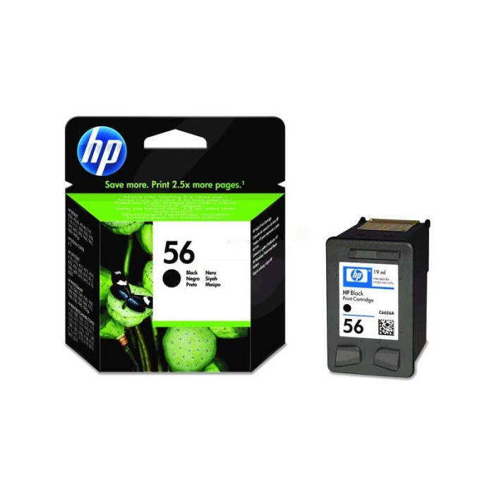 Cartuccia inkjet 56 HP nero C6656AE main product photo
