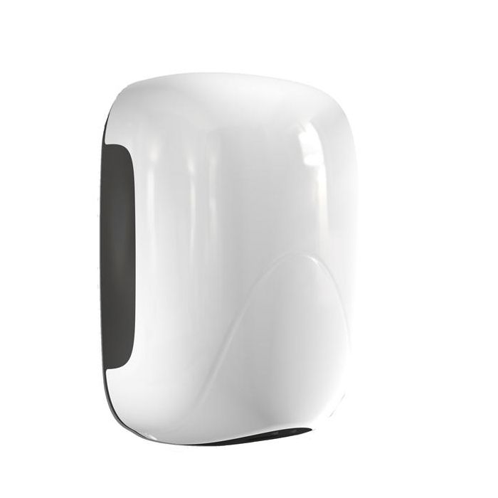 MEDIALINTERNATIONAL Asciugamani automatico Mini Zefiro - 23,8x15,6x9,9 cm - 900 W - ABS - bianco lucido - Medial International main product photo