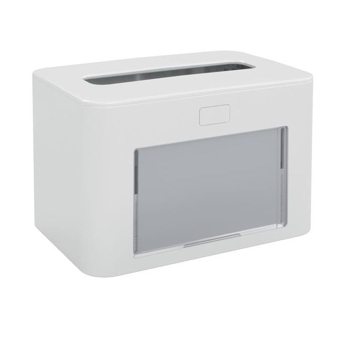 Dispenser personalizzabile per tovaglioli interfogliati - bianco - Papernet main product photo