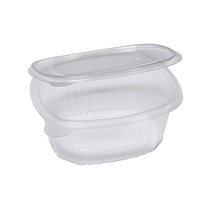 Cuki Professional Pack 50 contenitori ovali in PET con coperchio incernierato 16x13,5cm Cuki main product photo