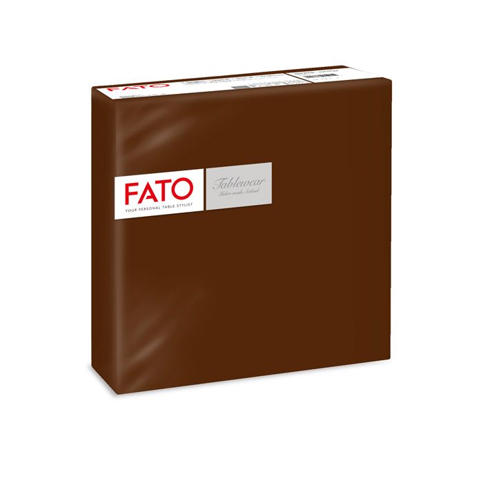 Tovagliolo linea AirLaid - carta - 40 x 40 cm - cacao - Fato - conf. 50 pezzi main product photo