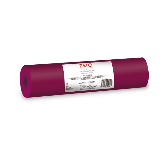 Runner linea AirLaid - 0,40 x 24 mt - bordeaux - Fato main product photo