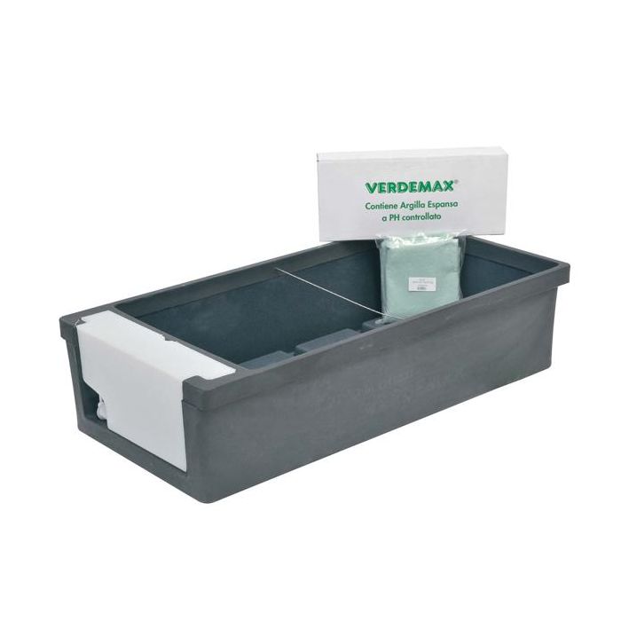 Kit Orto urbano - 115 x 58 x28 cm - antracite - Verdemax main product photo