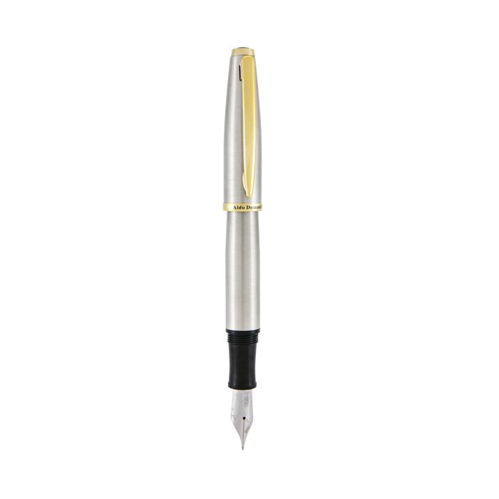 Penna stilografica Aldo Domani - punta M - fusto silver - Monteverde main product photo