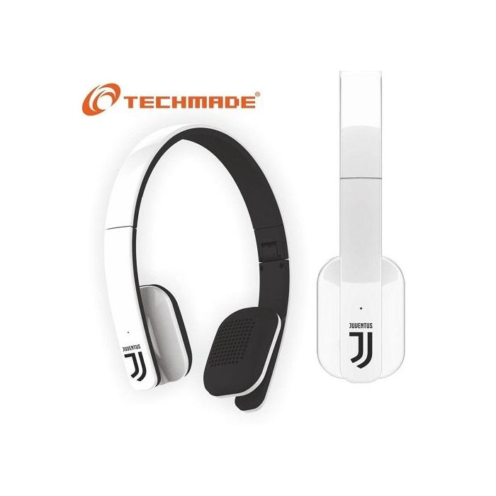 Techmade cuffia senza filo con microfono juventus - TM-046-JUV main product photo