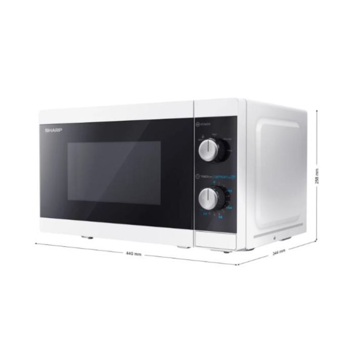 SHARP MICRO 20L MECCANICO BIANCO main product photo