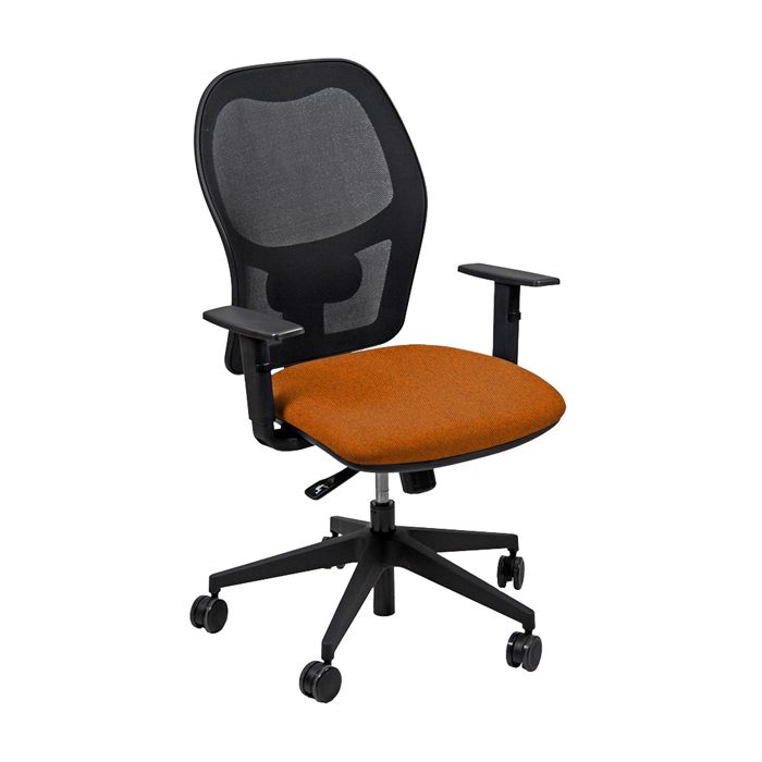 Seduta ergonomica Hubble - tessuto post consumo - arancione - Unisit main product photo