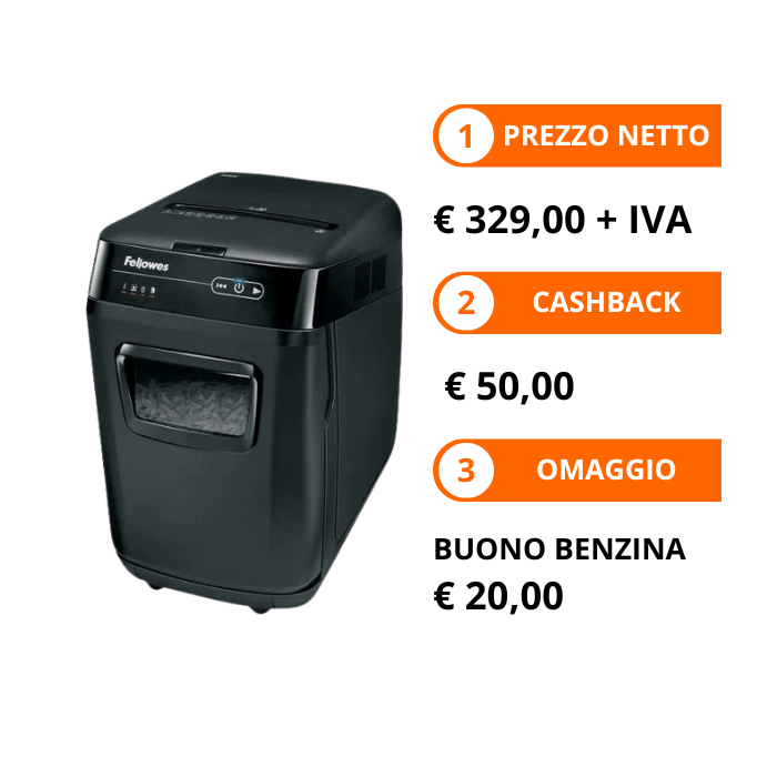 Distruggidocumenti frammenti AutoMax 150C - 4680102-99 Fellowes main product photo