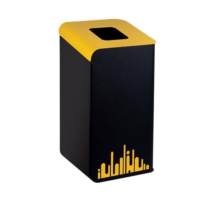 Gettacarte Rubik Evo - per raccolta differenziata - 80 L - giallo - Medial International main product photo