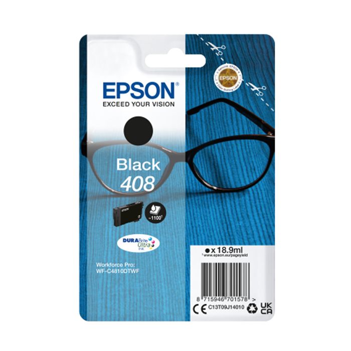 Epson - Cartuccia DuraBrite Ultra 408 - Nero - C13T09J14010 main product photo