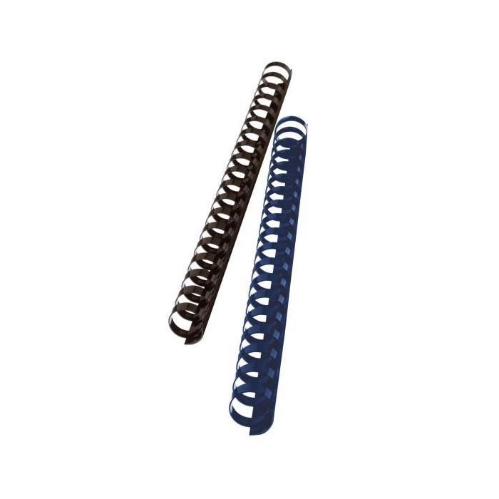 Dorsi plastici CombBind a 21 anelli - 16 mm A4 - fino a 145 fogli - conf da 100 dorsi GBC blu - 4028620 main product photo