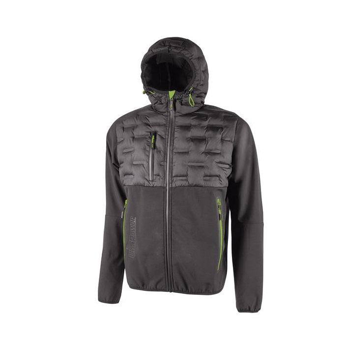 Giacca ibrida Spock- idrorepellente - taglia M - grigio/verde - U-Power main product photo