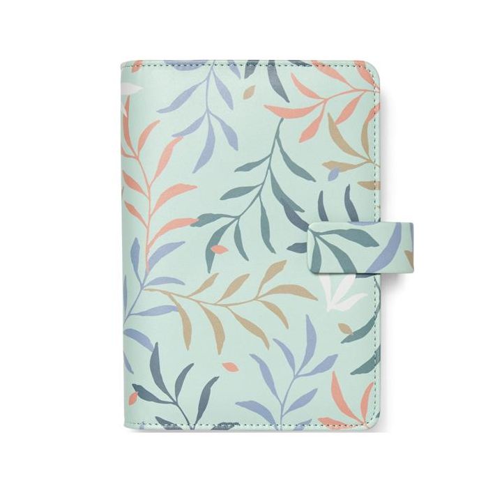 Organiser Botanical - f.to Personal 187 x 153 x 40 mm - con cinturino - menta - Filofax main product photo