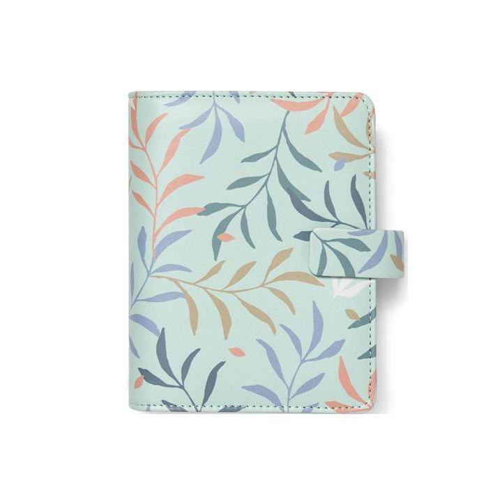 Organiser Botanical - f.to Pocket 146 x 128 x 36 mm - con cinturino - menta - Filofax main product photo