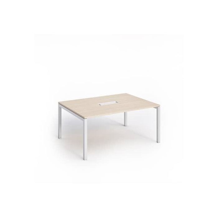 Tavolo riunioni Artexport Bridge 160x120x72,5 cm gambe alluminio - piano rovere - SOL-TR-C main product photo
