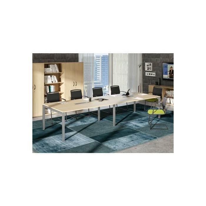 Modulo aggiuntivo per tavolo riunione Artexport Bridge 160x120x72,5 cm gambe alluminio - piano rovere SOL-TR-S-C main product photo