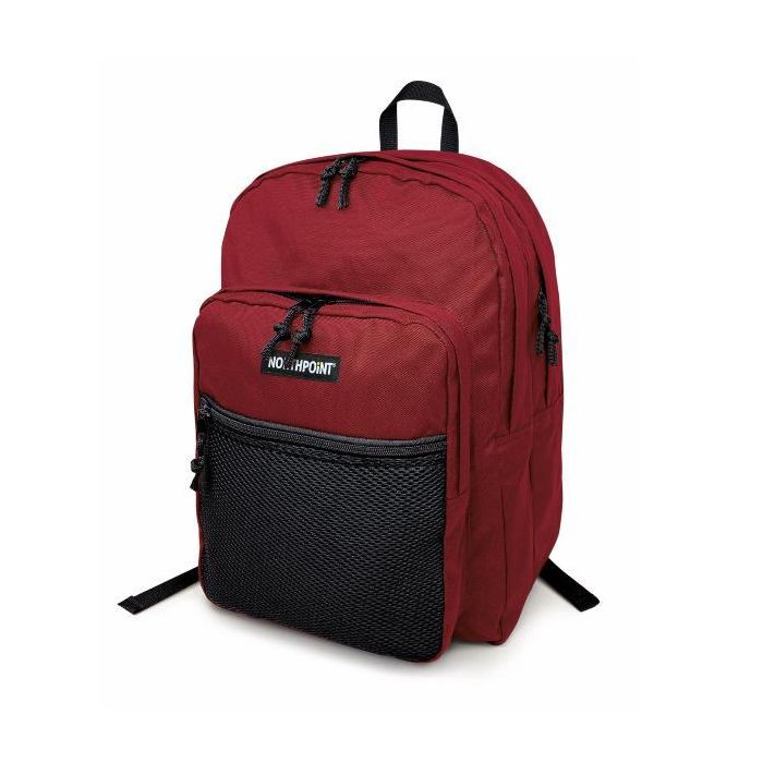 LEBEZ ZAINO NORTHPOINT MAXI BORDEAUX. 42x32x25,5cm- 38 litri main product photo