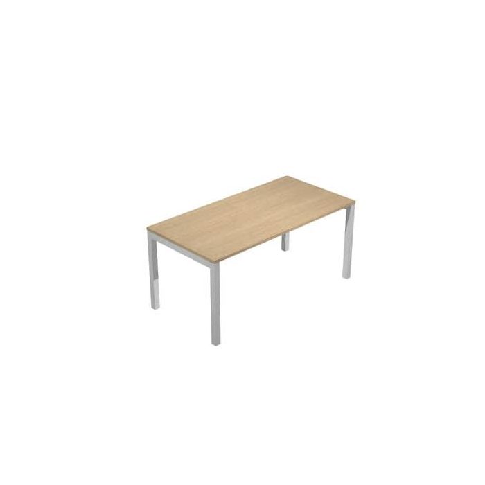 Scrivania per open space Artexport Bridge 120x80x72,5 cm - piano rovere - fianchi in metallo - SOL120-C main product photo