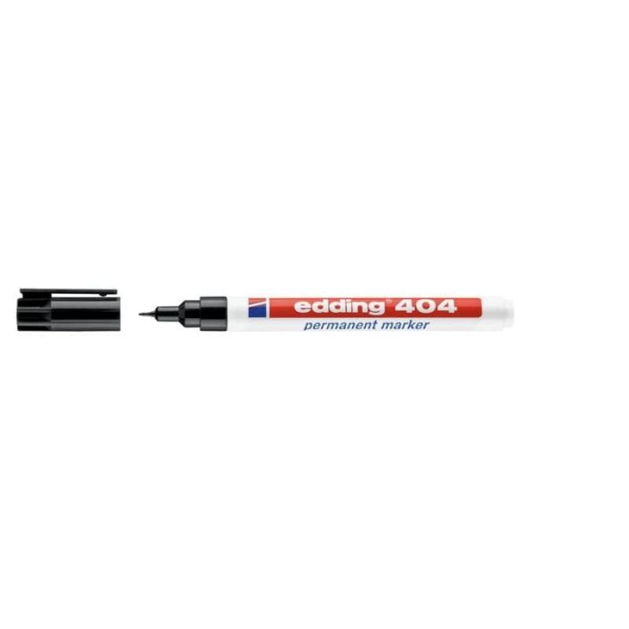 Marcatore permanente edding 404 punta conica 0,75 mm nero 4-404001 main product photo