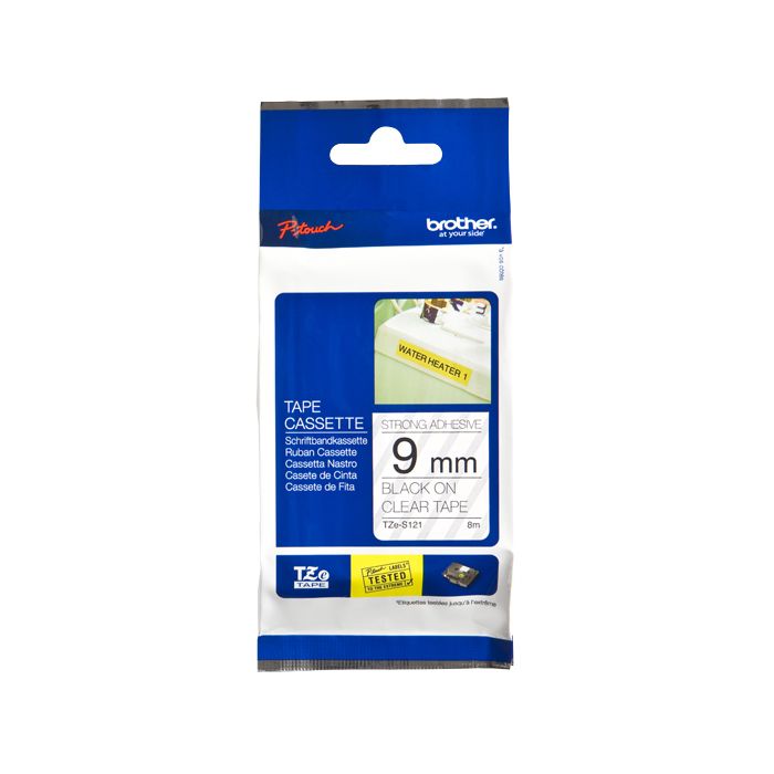 BROTHER NASTRO 18MM NERO/TRASPA ADES RESIS main product photo