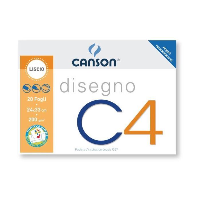 Oxford disegno x4 Liscio 24x33 cm 200 g/mq 20 ff 90041 main product photo