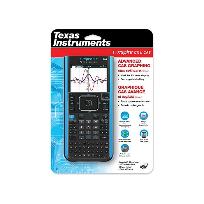 Calcolatrice grafica o finanziaria TEXAS INSTRUMENTS TI NSPIRE CX II CAS FC - TI-NSPCXIICASFC main product photo