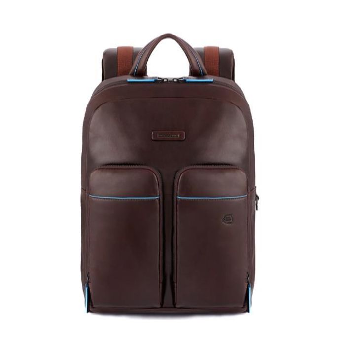 ZAINO PIQUADRO B2V MOGANO CUCITURE AZZURRE main product photo