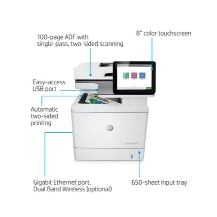 HP INC HP COLOR LASERJET FLOW MFP M578C main product photo