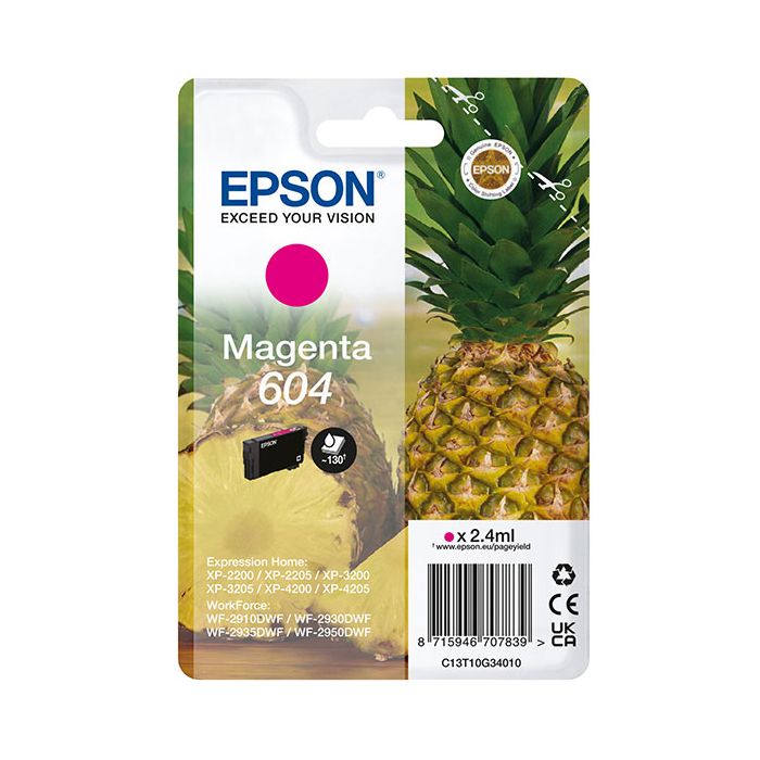 Cartuccia 604 magenta Epson C13T10G34010 main product photo
