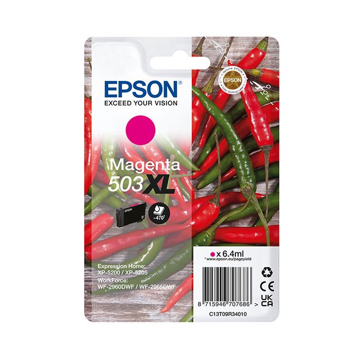 Cartuccia Epson Peperoncino 503XL - magenta - C13T09R34010 main product photo