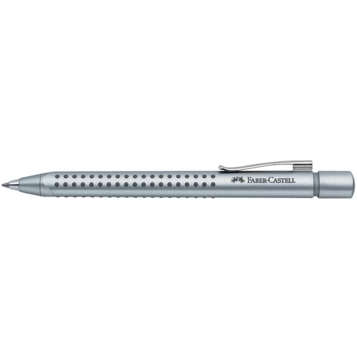 Penna a sfera a scatto Faber-Castell Grip 2011 XB argento 144111 main product photo