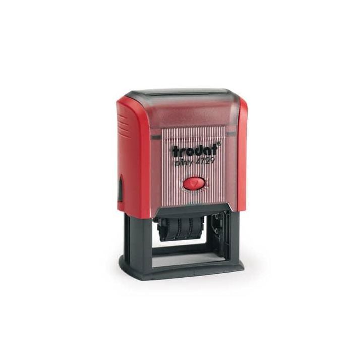 Datario con testo PERSONALIZZATO Trodat Printy 4729 fino a 2+2 righe dimensione max personalizzazione 50x30 mm - 181809 main product photo