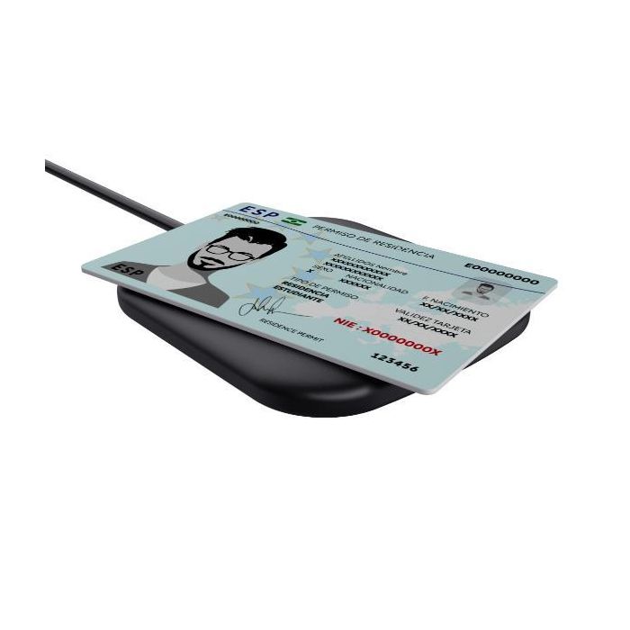 Lettore di smart card contactless Trust USB 2.0 nero 24736 main product photo